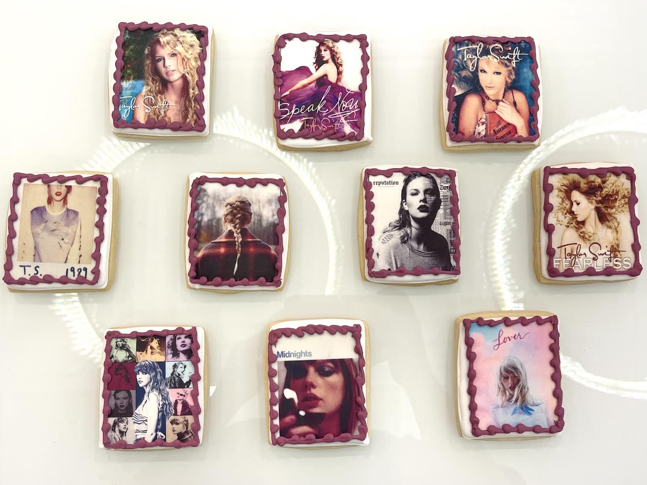 Taylor Swift Royal Iced Sugar Cookies.