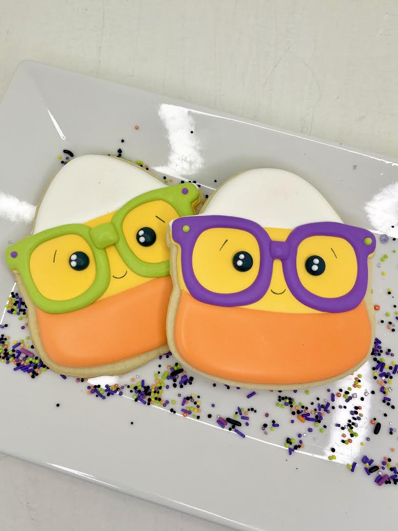 Cookies - Candy Corn Large Cookie