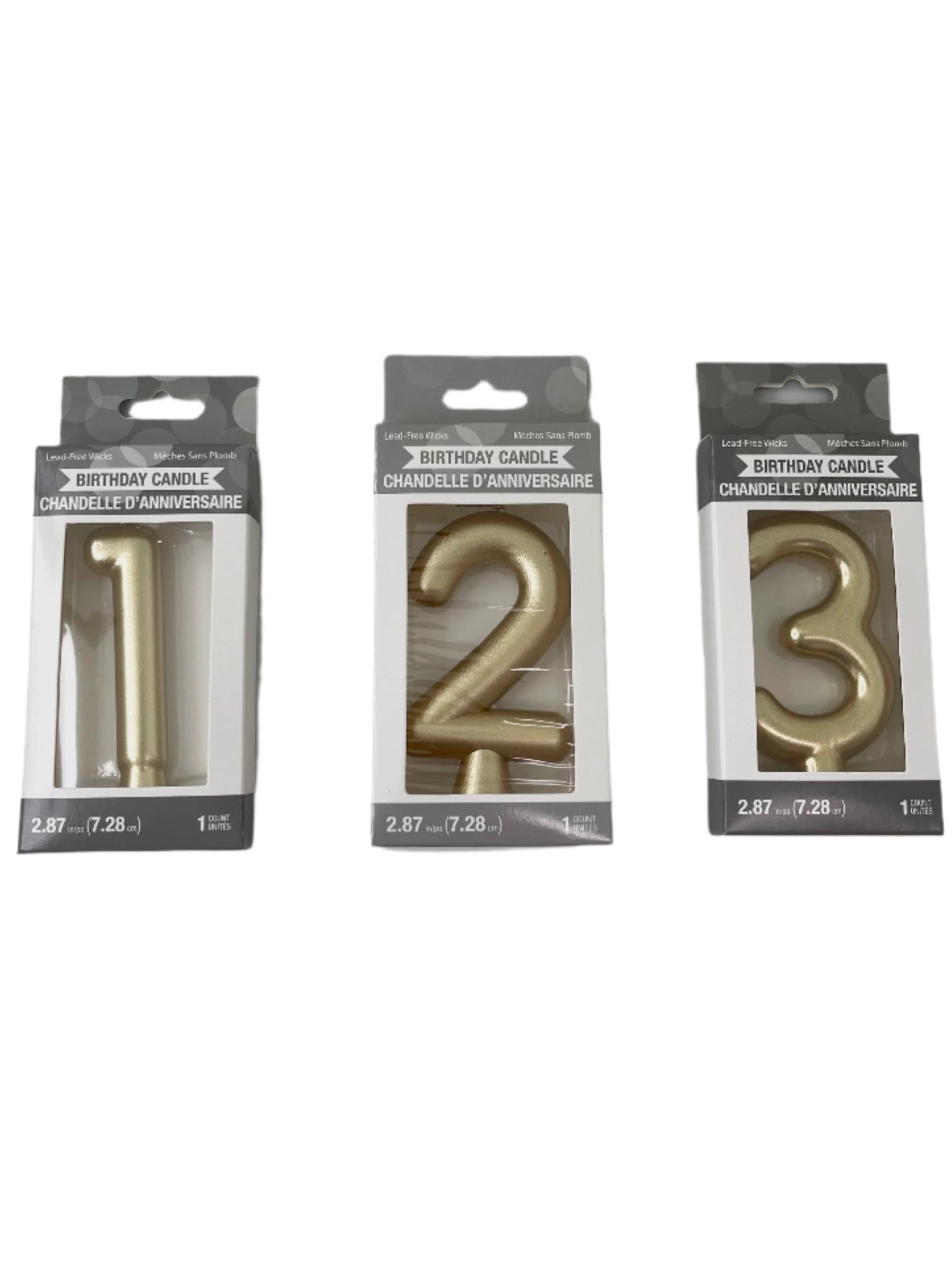 CANDLES -  Big Gold Numbers