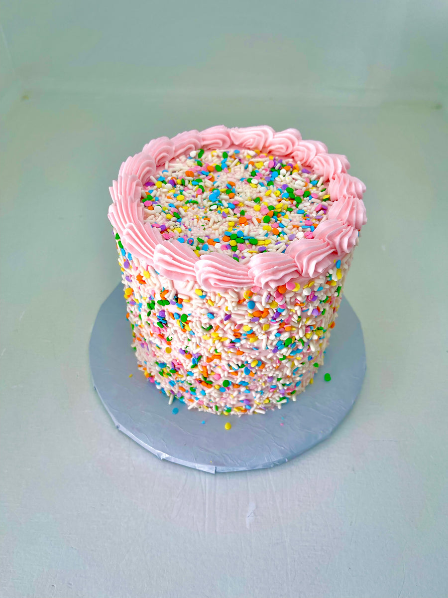 5” Sprinkle Cake – sweet escape cake company