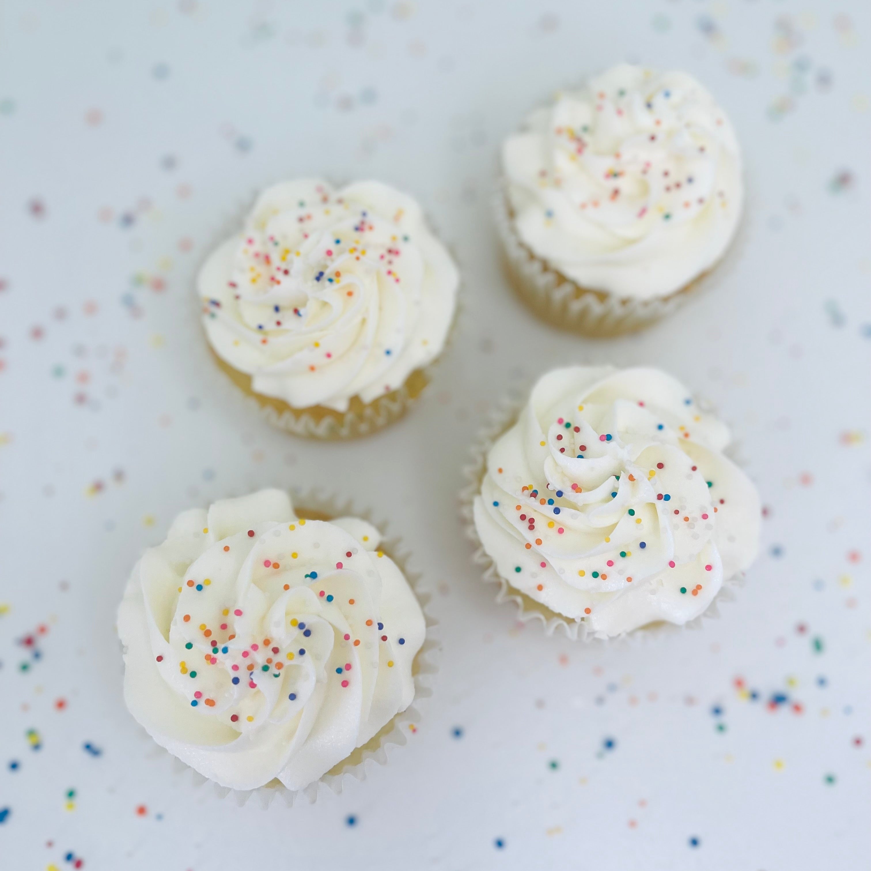 2-Pack Jumbo Birthday Cake Cupcakes