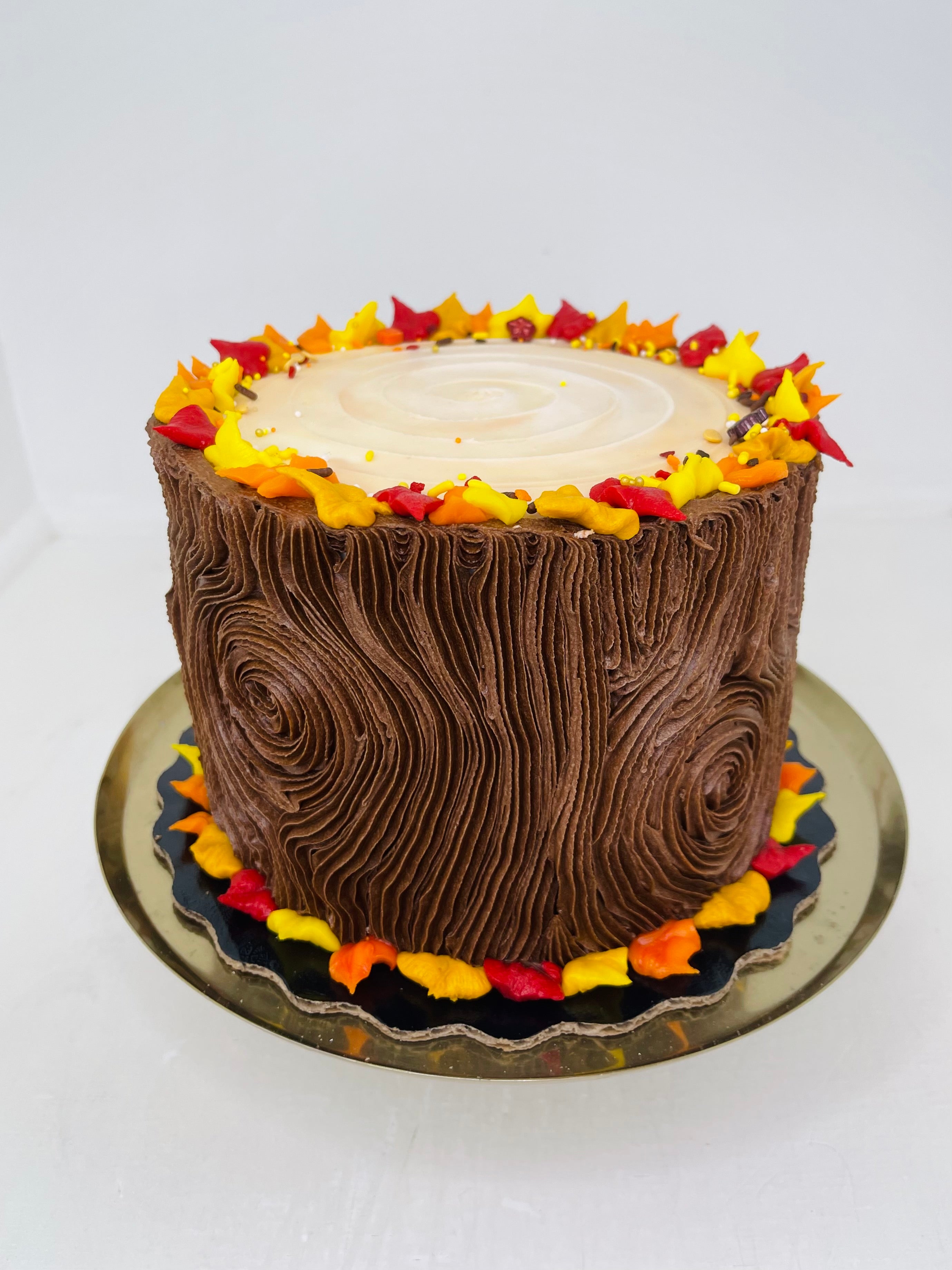 6" 12 servings Stump Themed Cake -
