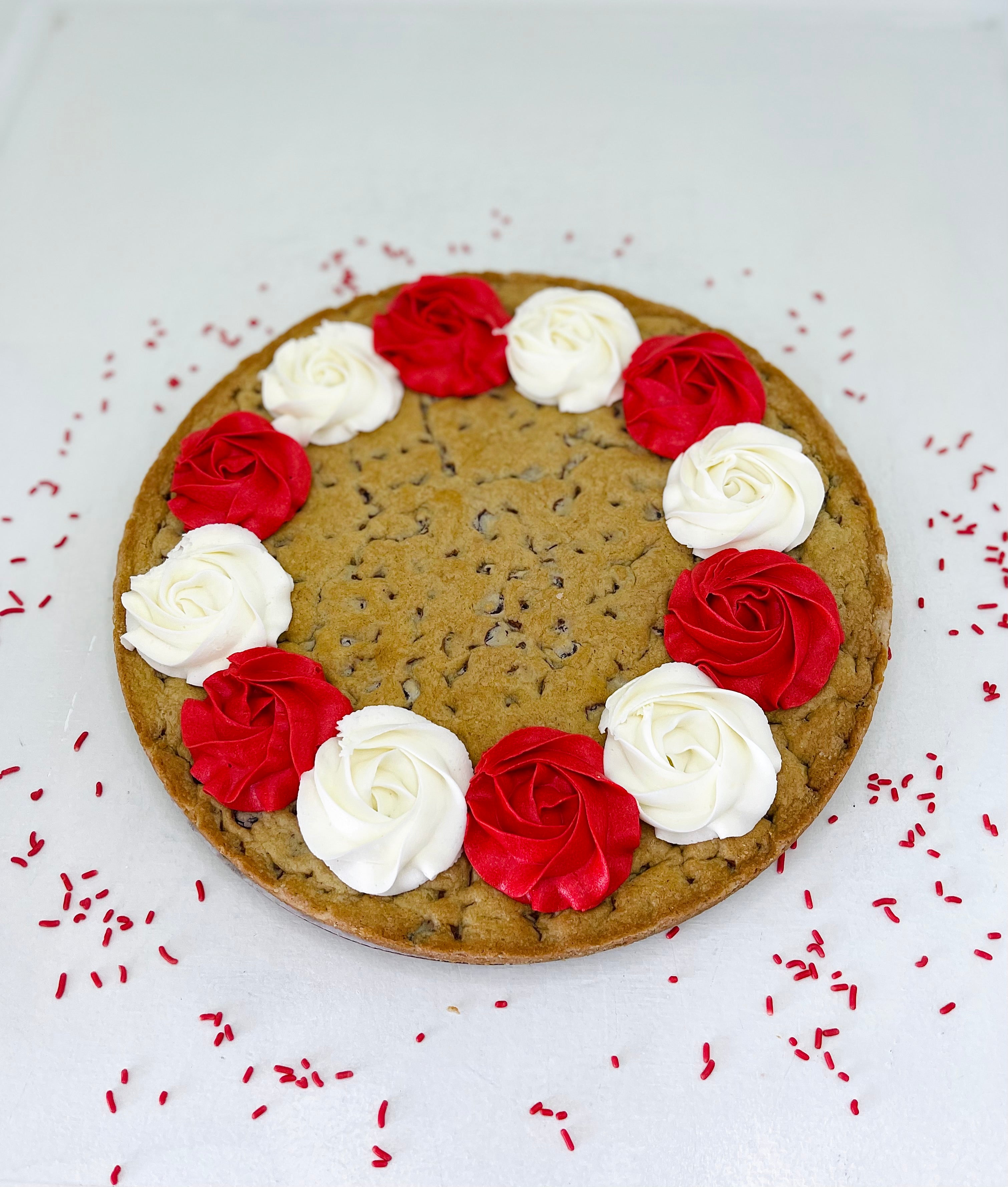 COOKIE CAKE- Round Chocolate Chip Cookie - Add a message!