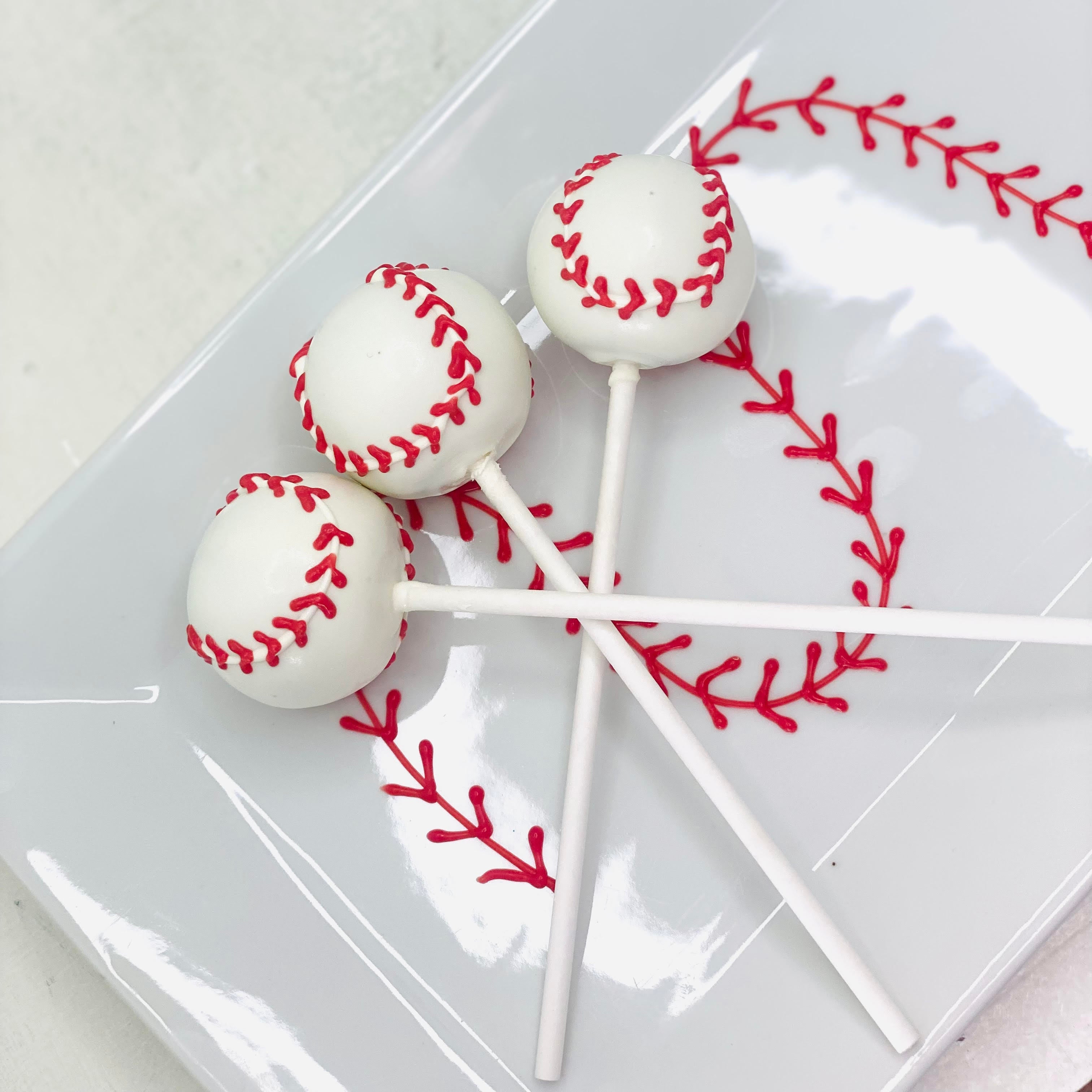 Bakery Ready Now Baseball Cake Pops