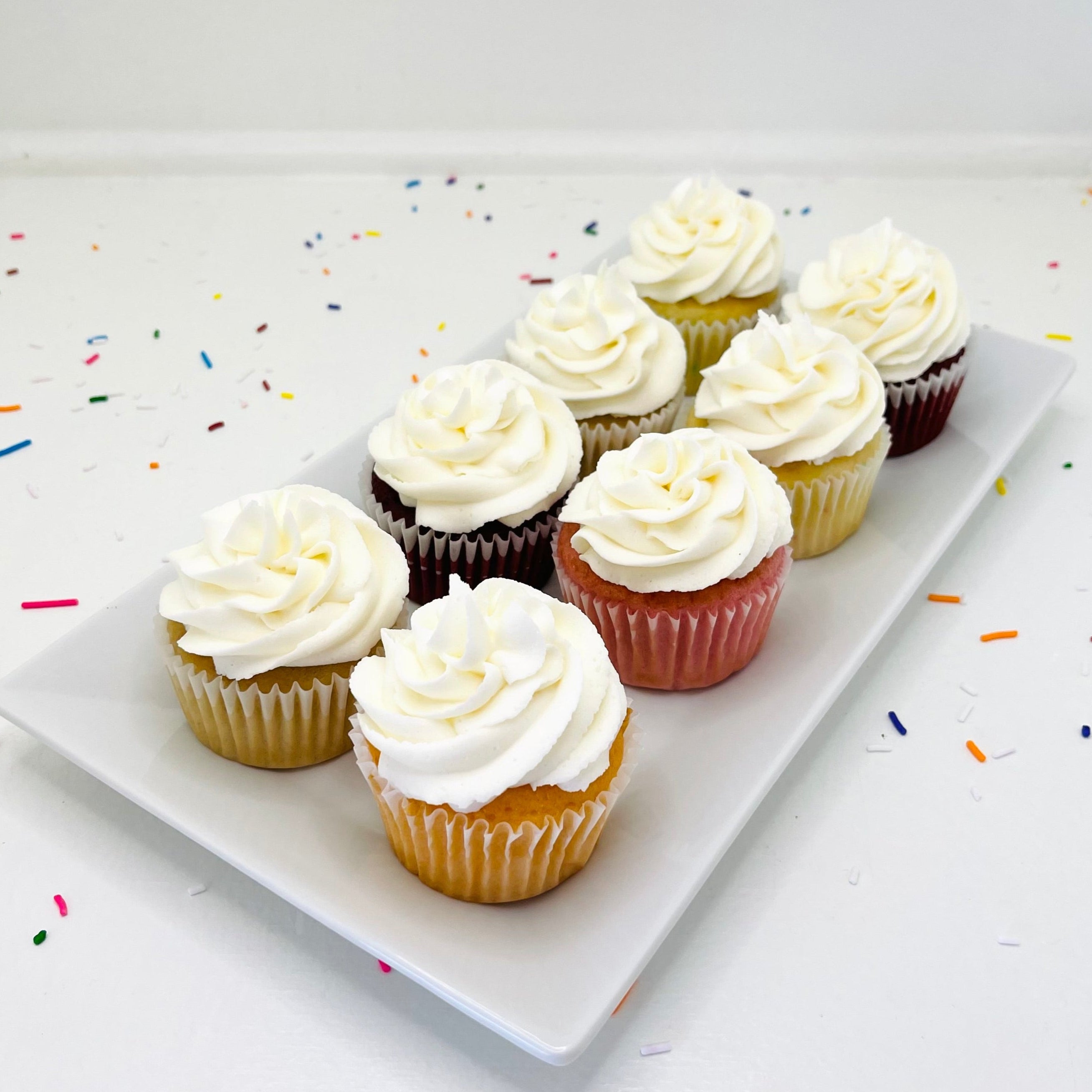 Dozen Mixed Flavor Buttercream Cupcakes