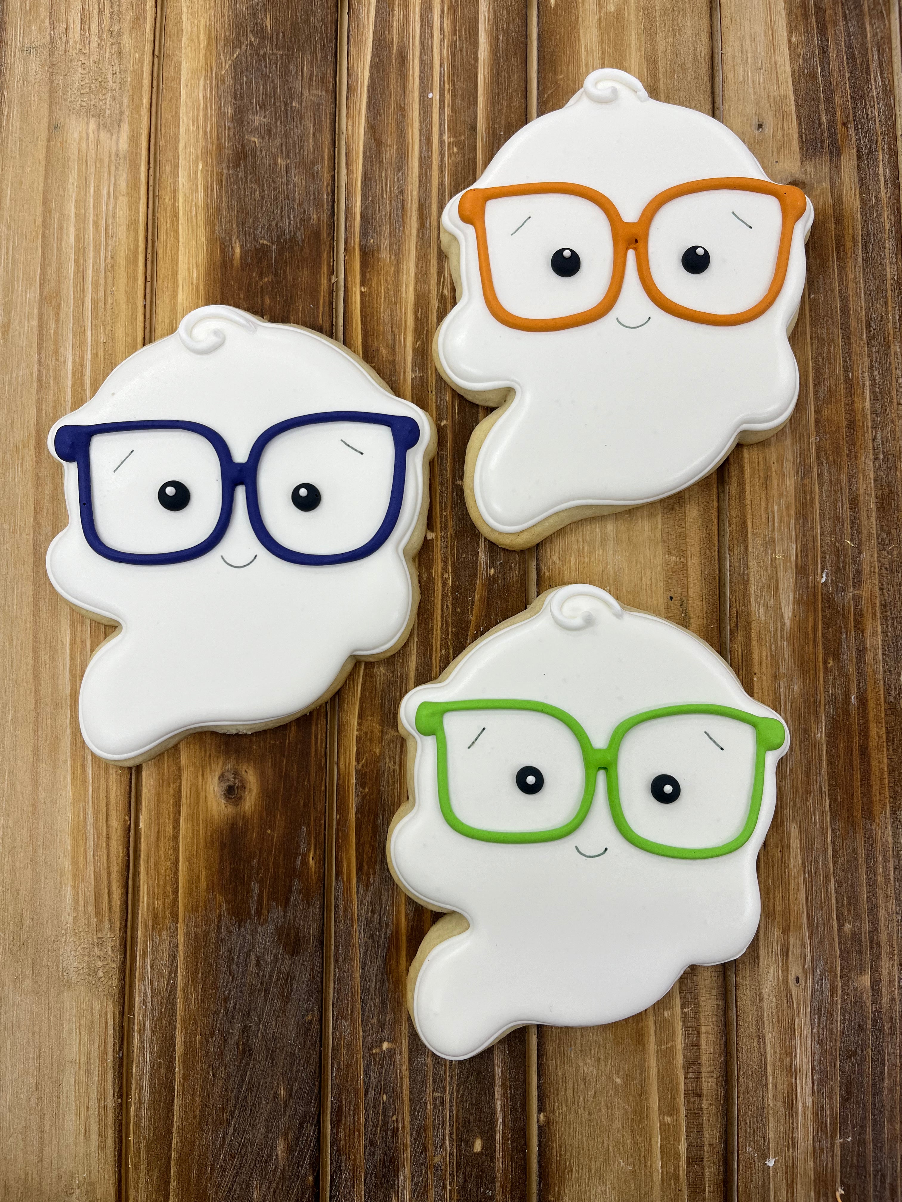 Halloween Ghosts Sugar Cookies