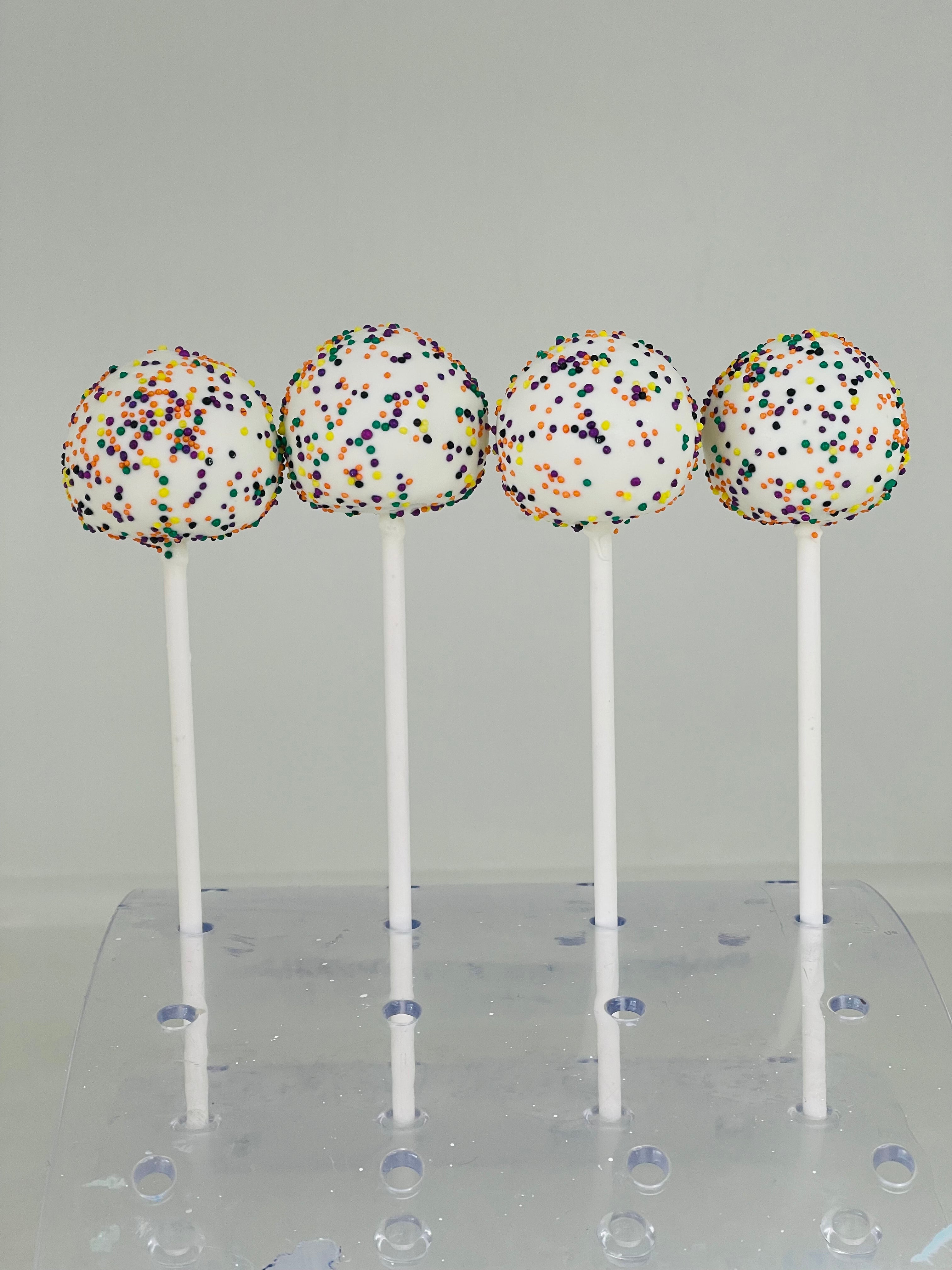 Halloween Sprinkles Cake Pops