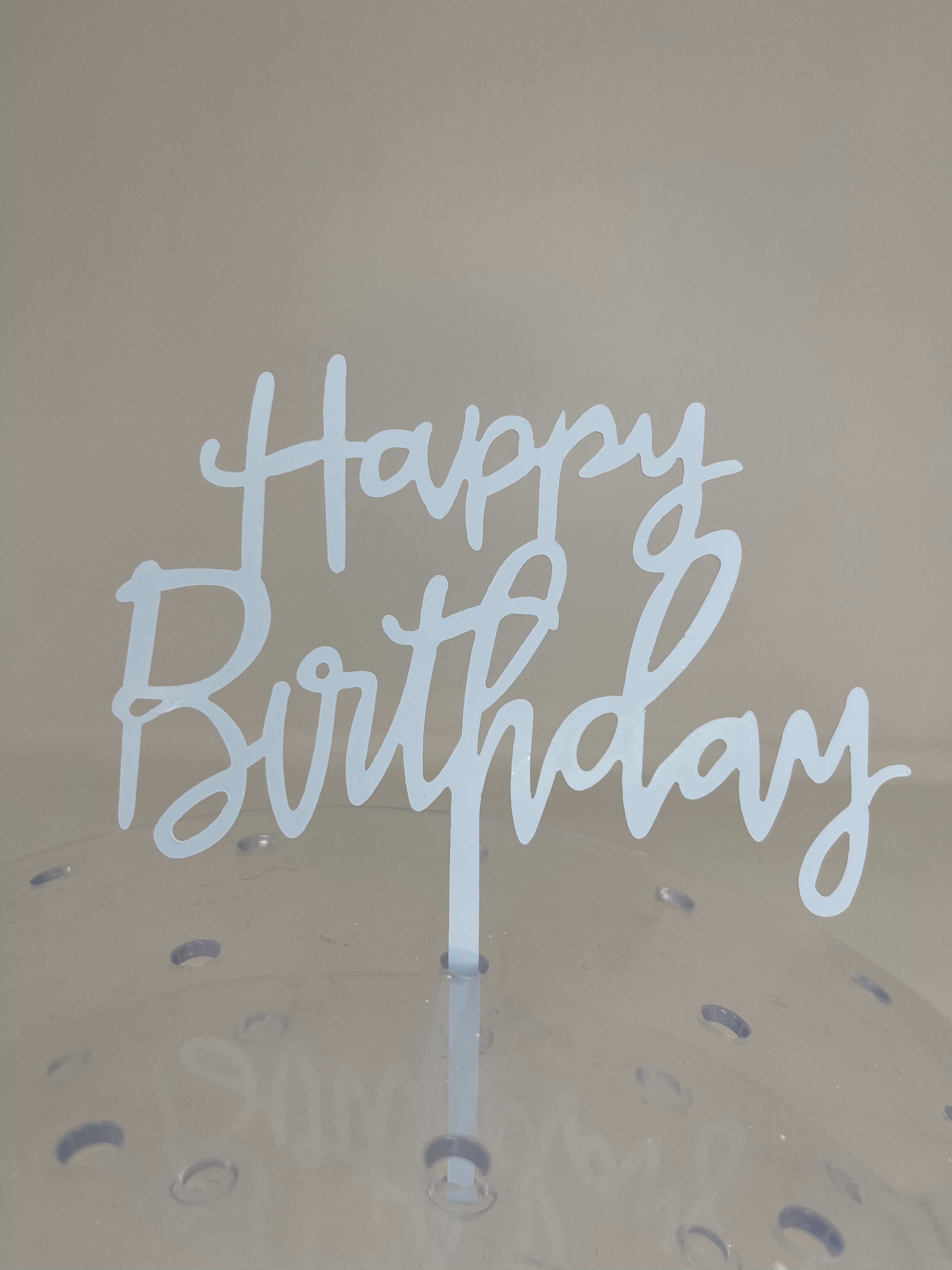 Birthday & Baby Shower Cake Toppers (Styles May Vary)
