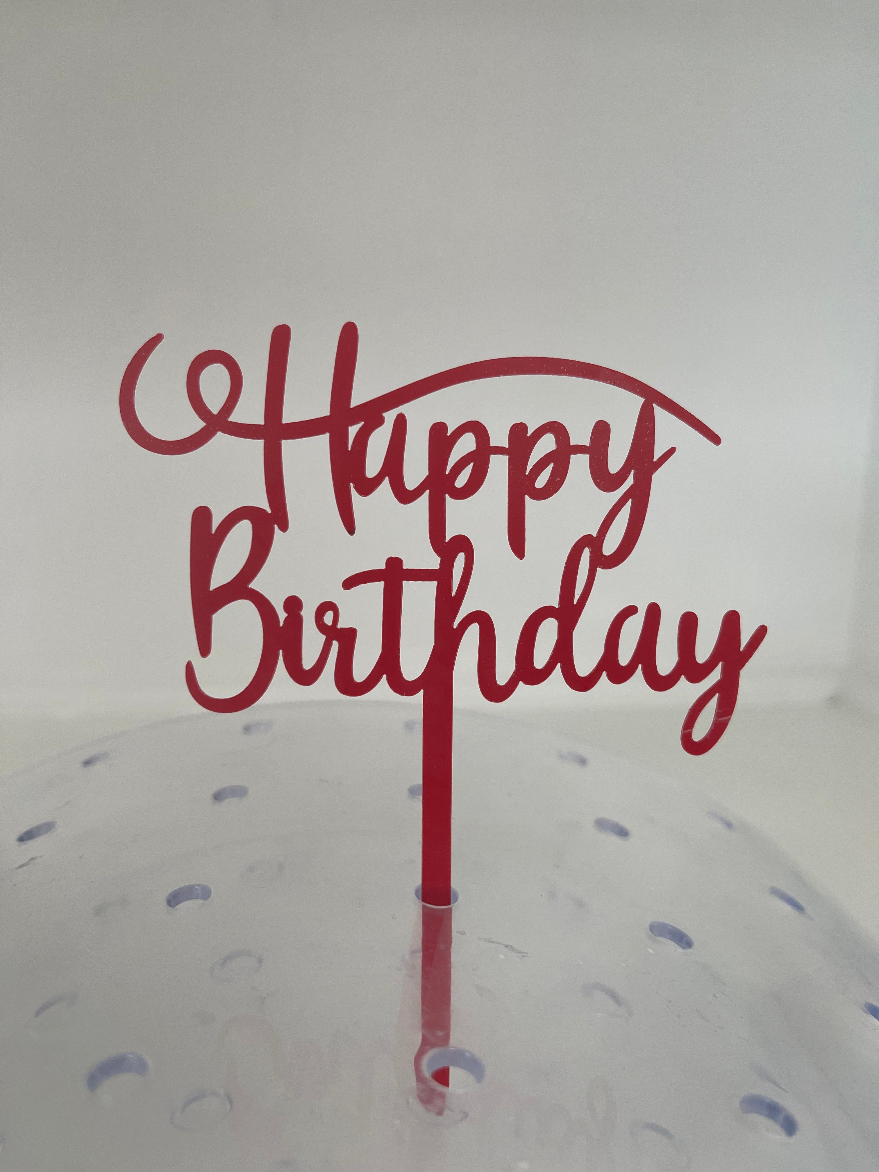 Birthday & Baby Shower Cake Toppers (Styles May Vary)