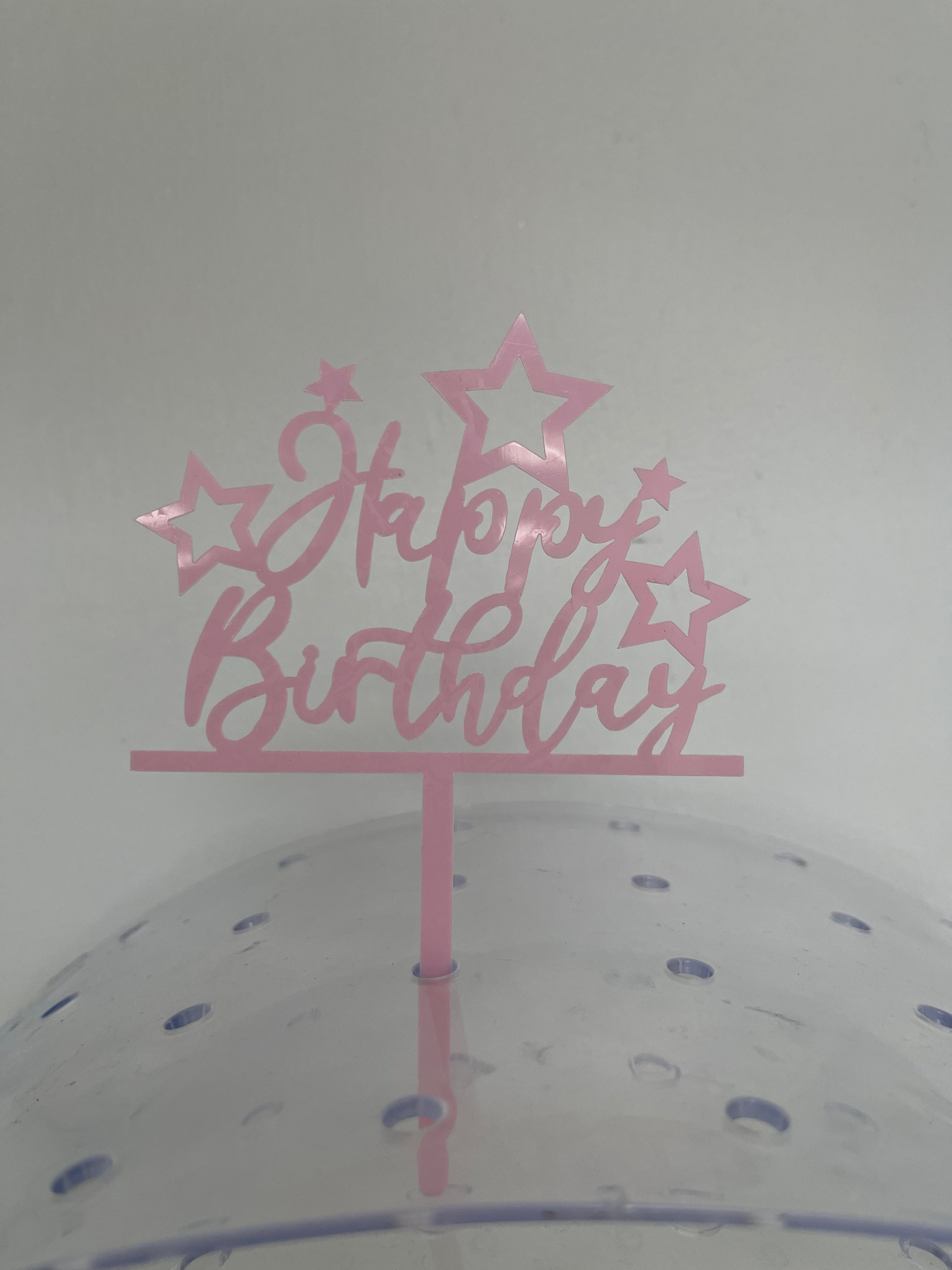 Birthday & Baby Shower Cake Toppers (Styles May Vary)