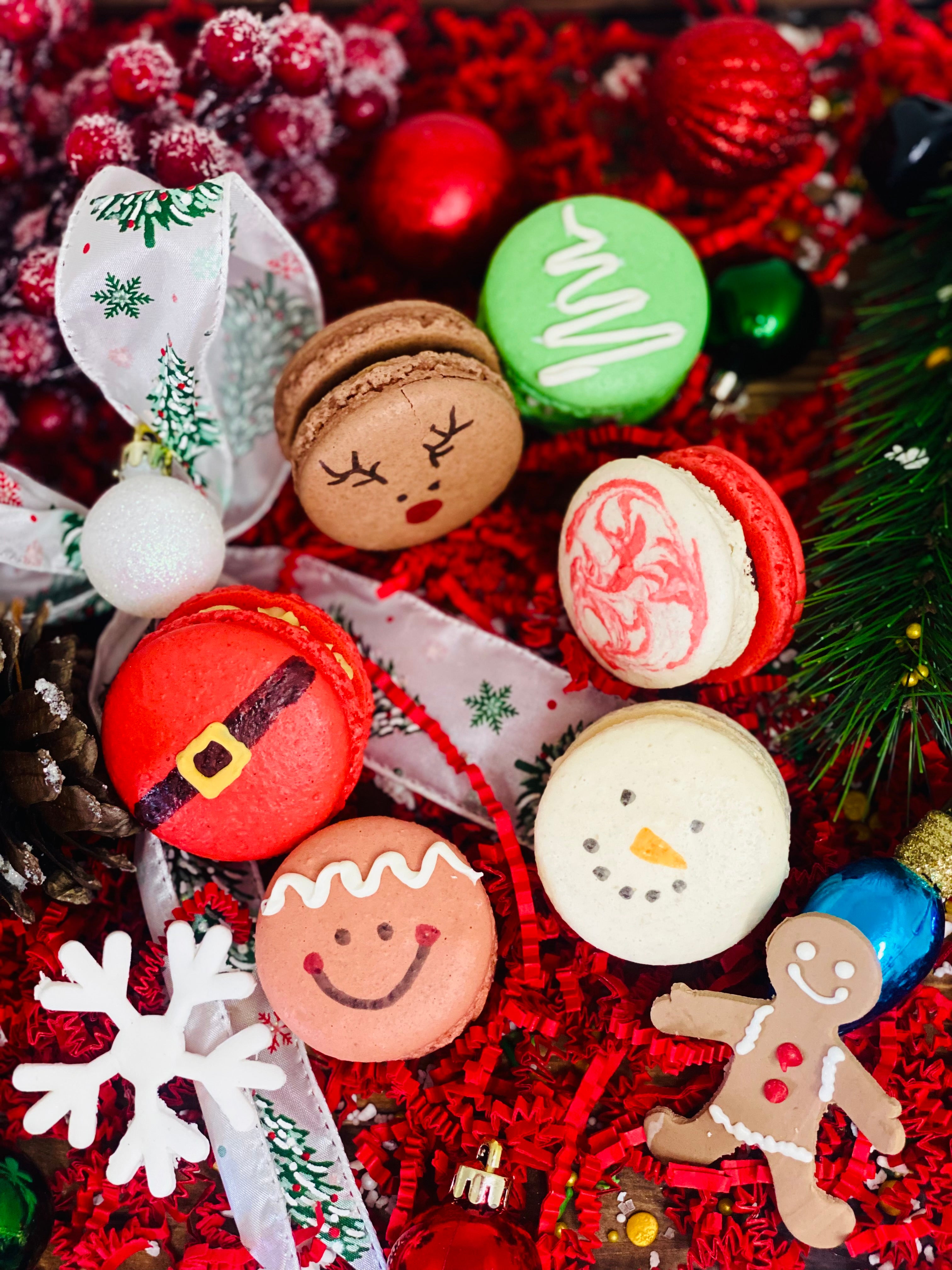 MACARONS - Six Pack Mixed Box - Holiday Edition