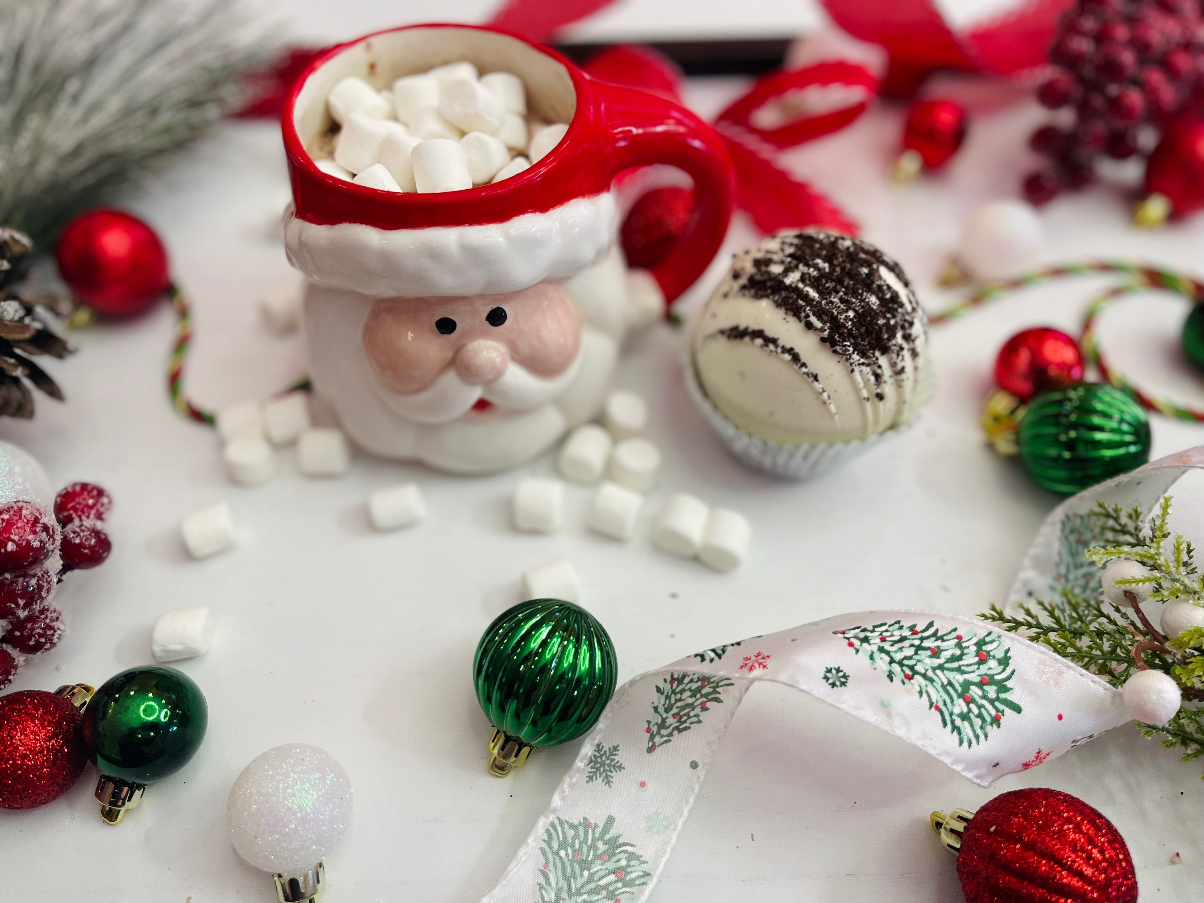 Oreo Christmas Hot Coco Bombs