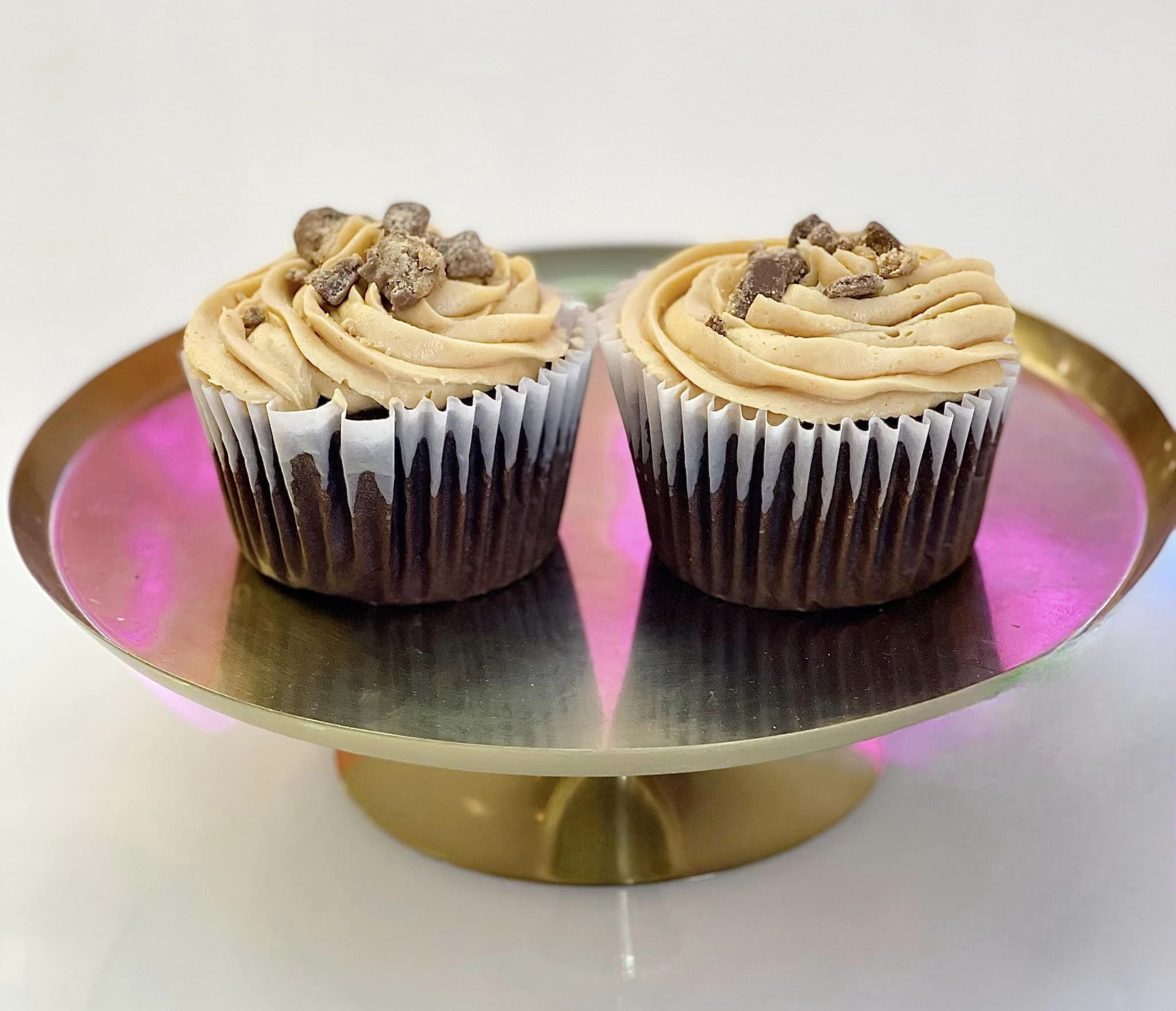 2-Pack Jumbo Peanut Butter Cup Cupcakes