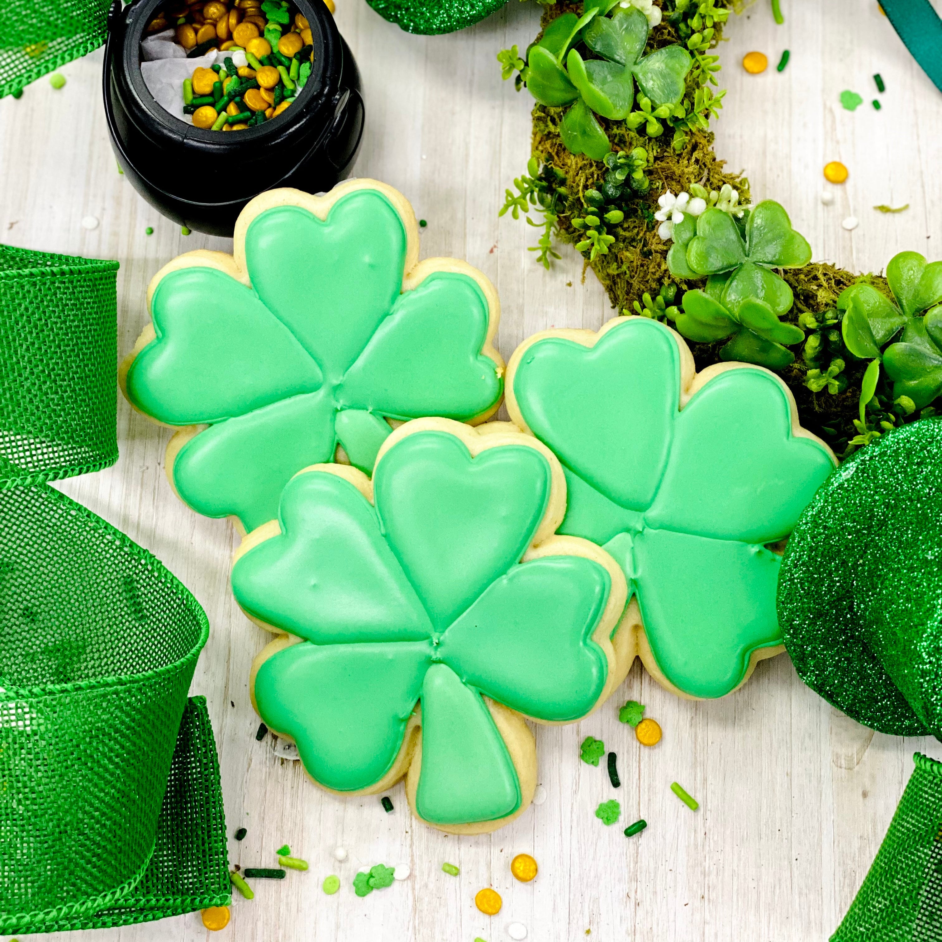 St. Patrick’s Green Clove Cookies