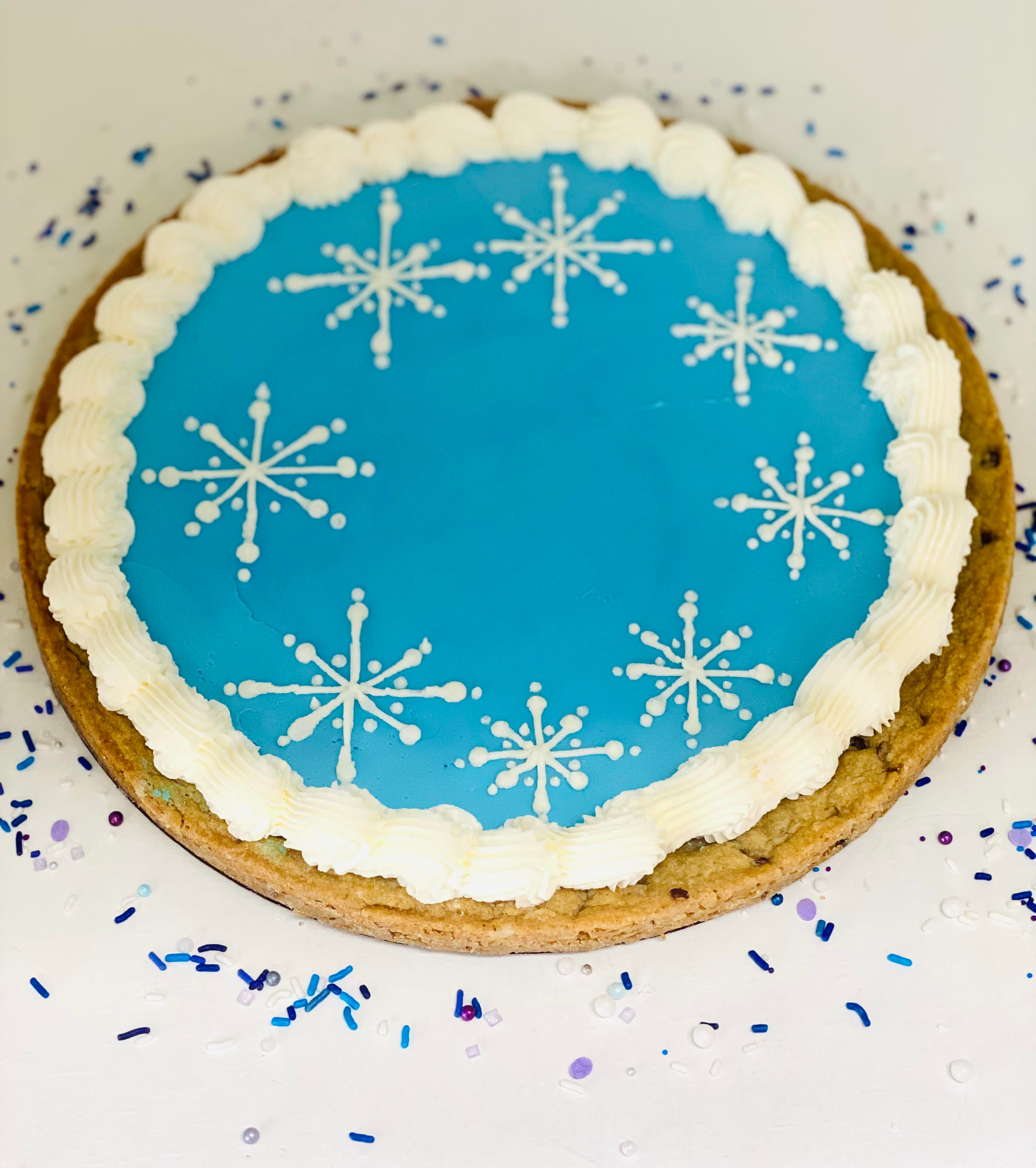 COOKIE CAKE- Round Chocolate Chip Cookie - Add a message!
